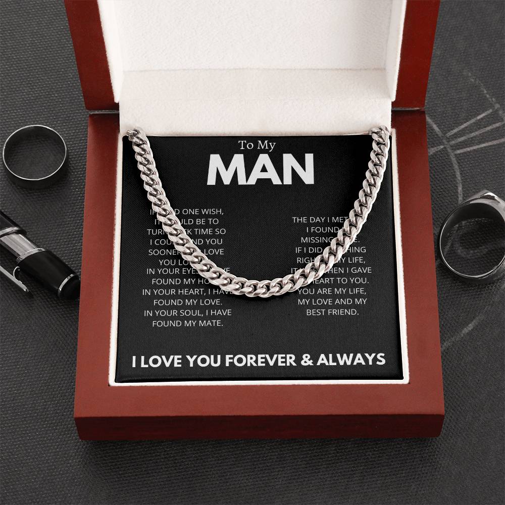 To My Man I Love You Now and Forever
