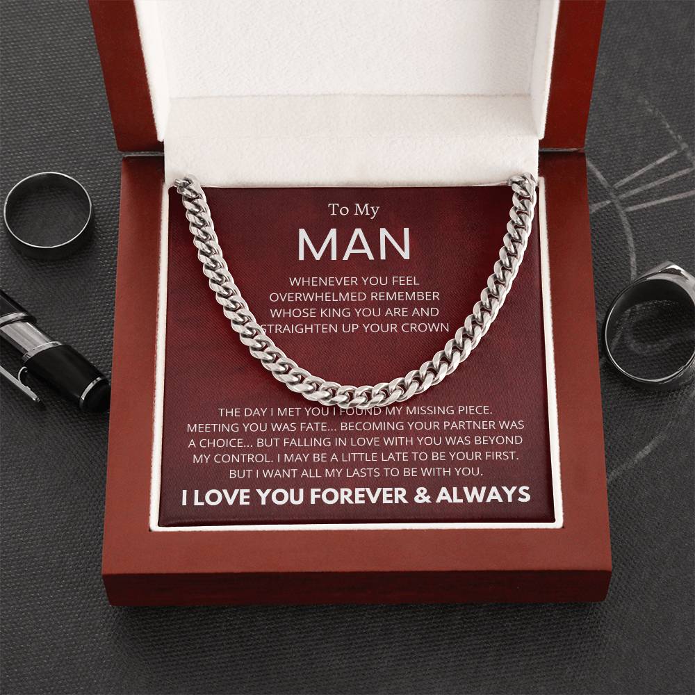 To My Man I Love You Now and Forever