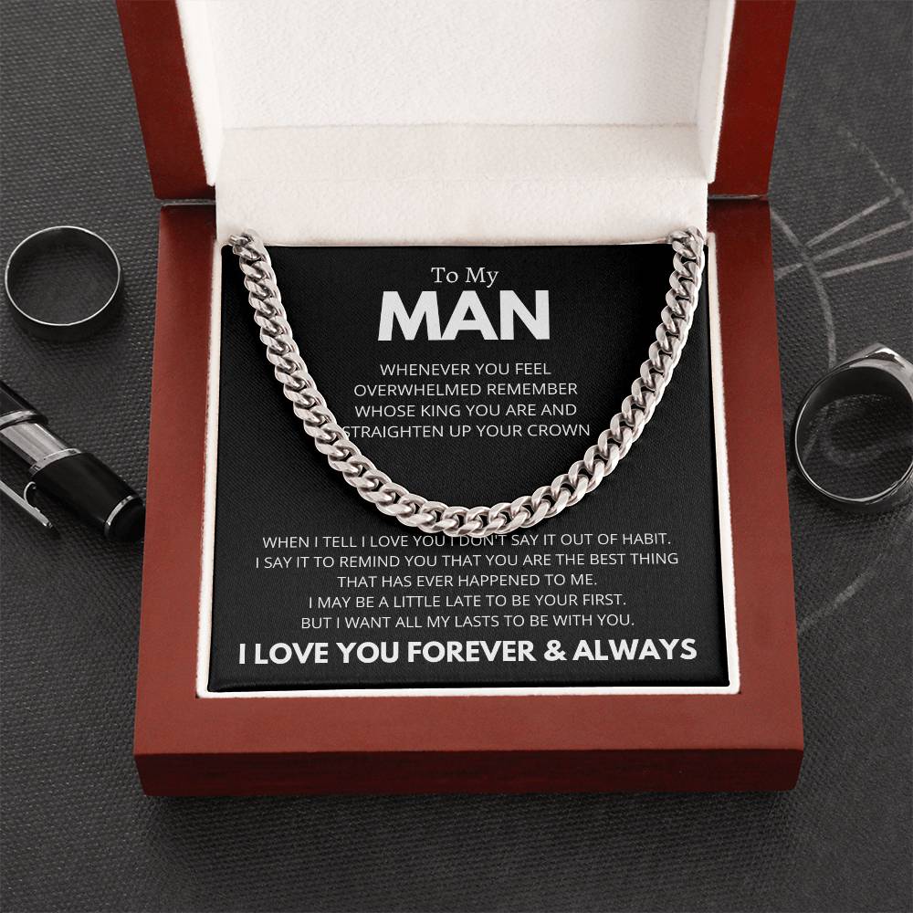 To My Man I Love You Now and Forever