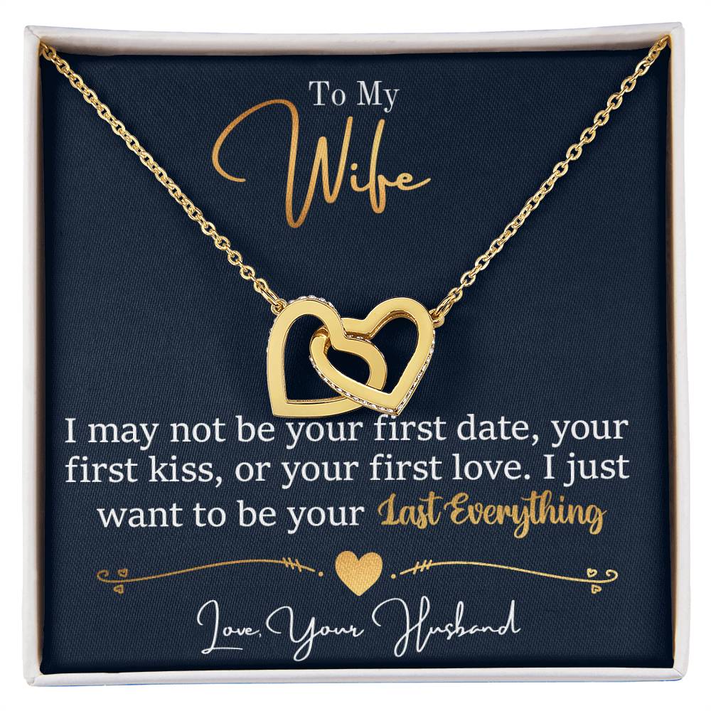 to-my wife - last everything Hearts Necklace