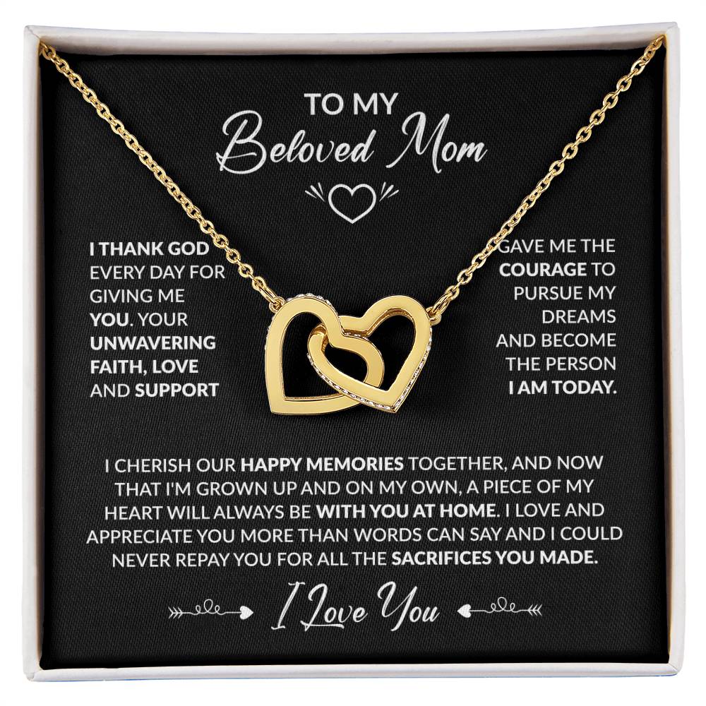 To My Beloved Mom - Black