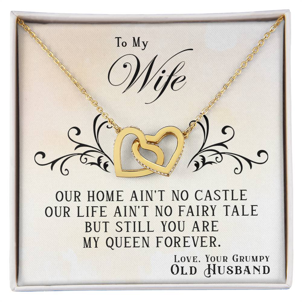 (selling-fast!) my queen forever - Hearts Necklace