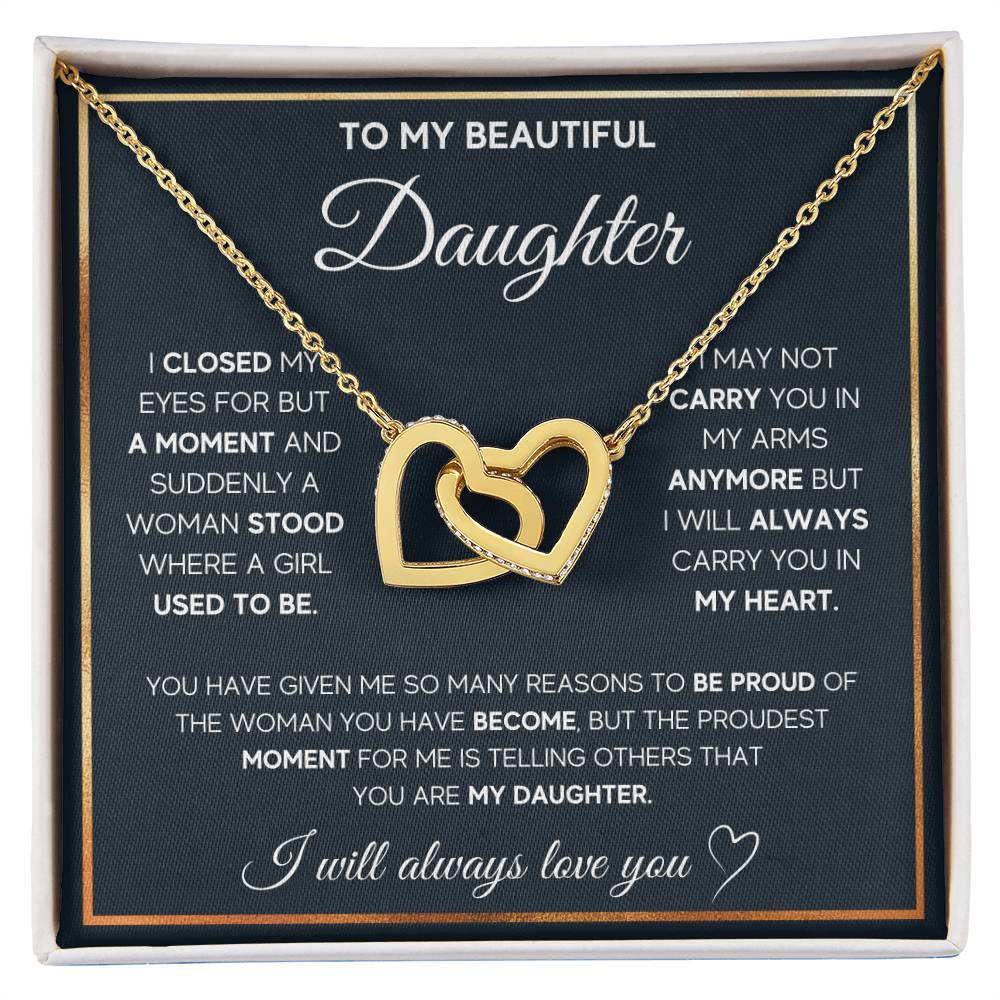 To my daughter proud