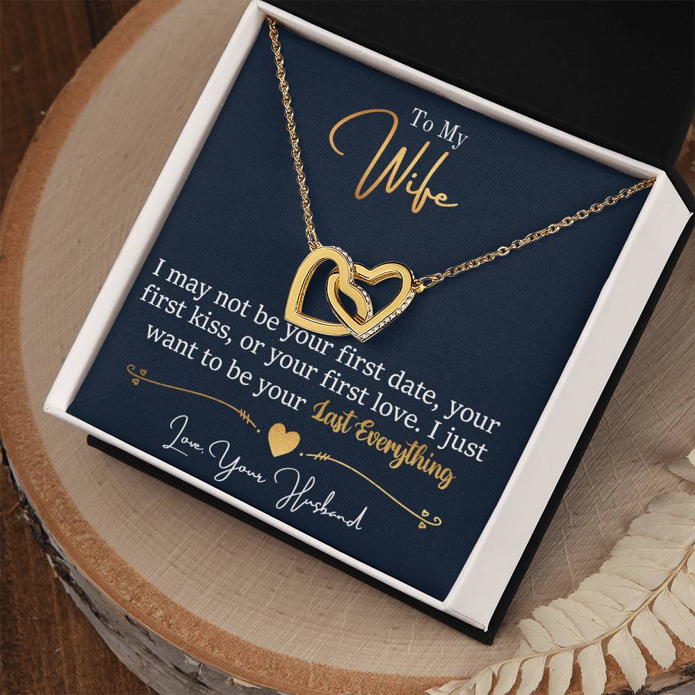 to-my wife - last everything Hearts Necklace
