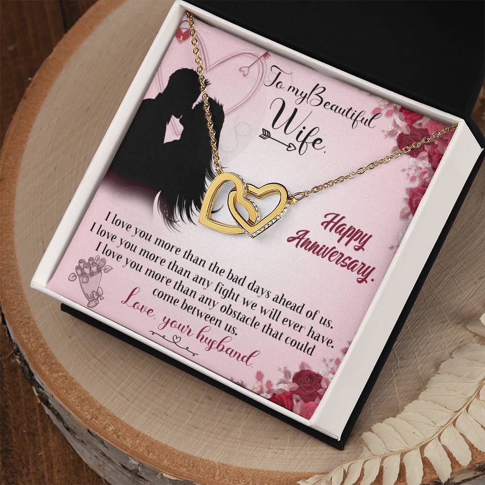 I love you more than new Hearts Necklace