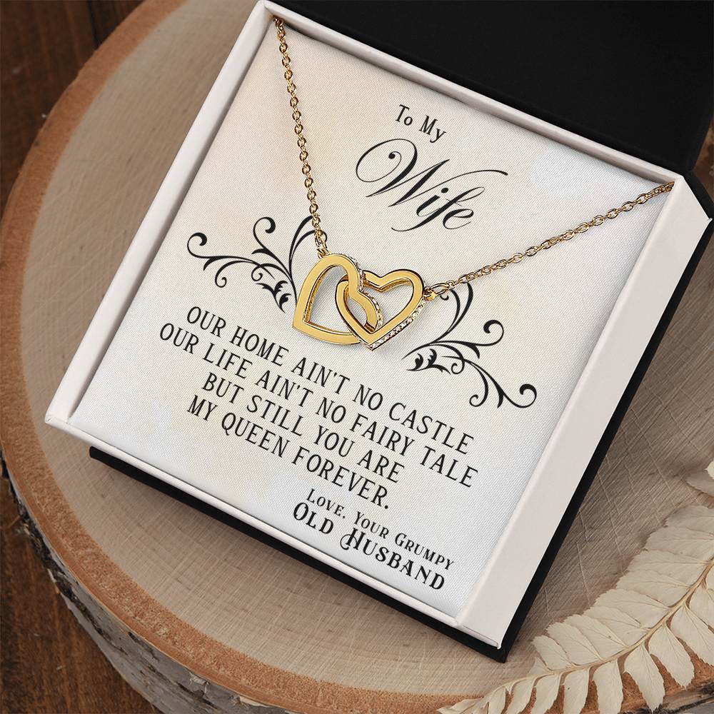 (selling-fast!) my queen forever - Hearts Necklace