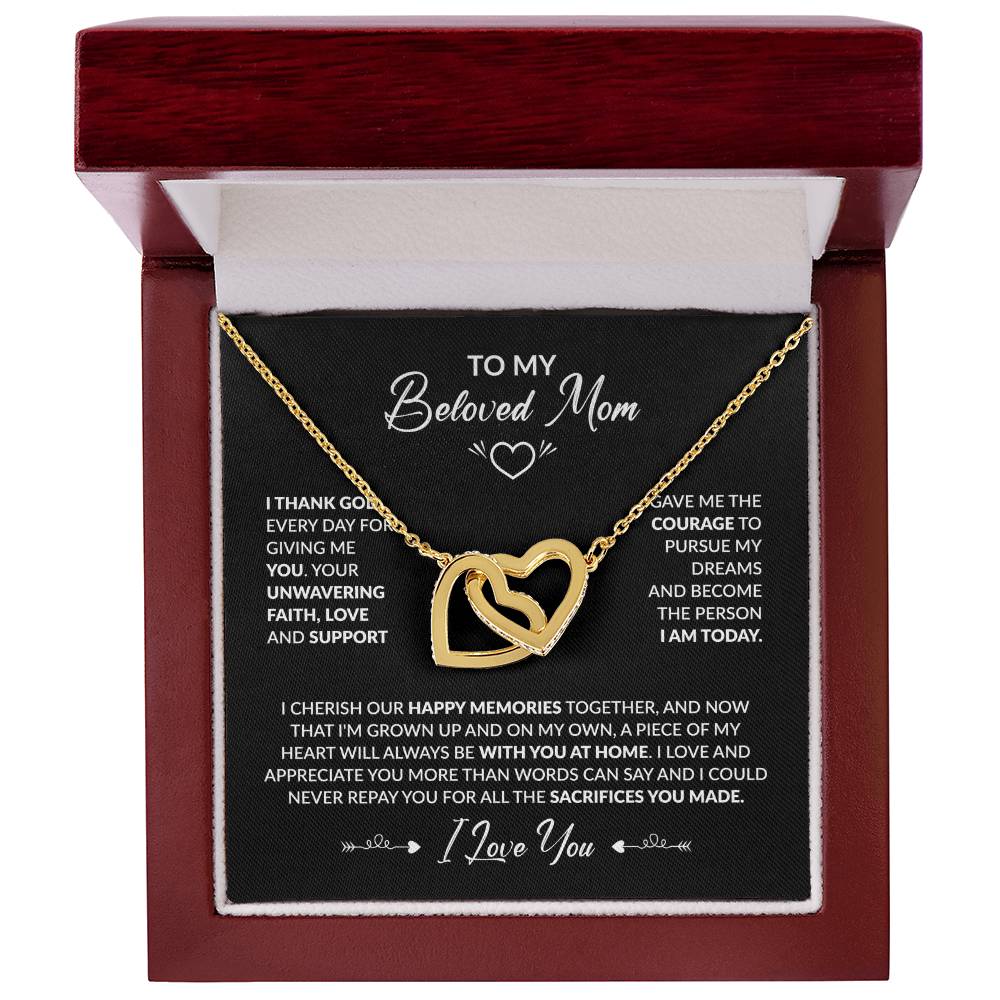 To My Beloved Mom - Black