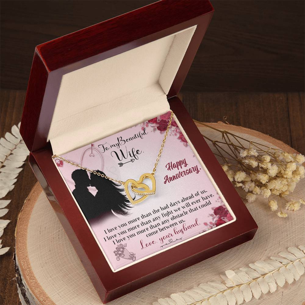 I love you more than new Hearts Necklace