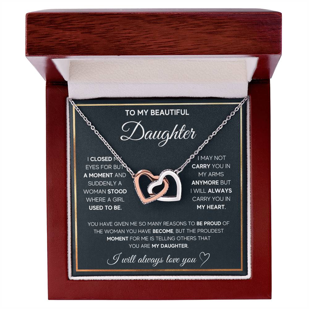 To my daughter proud