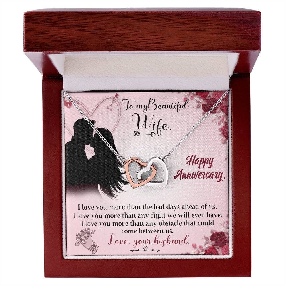 I love you more than new Hearts Necklace