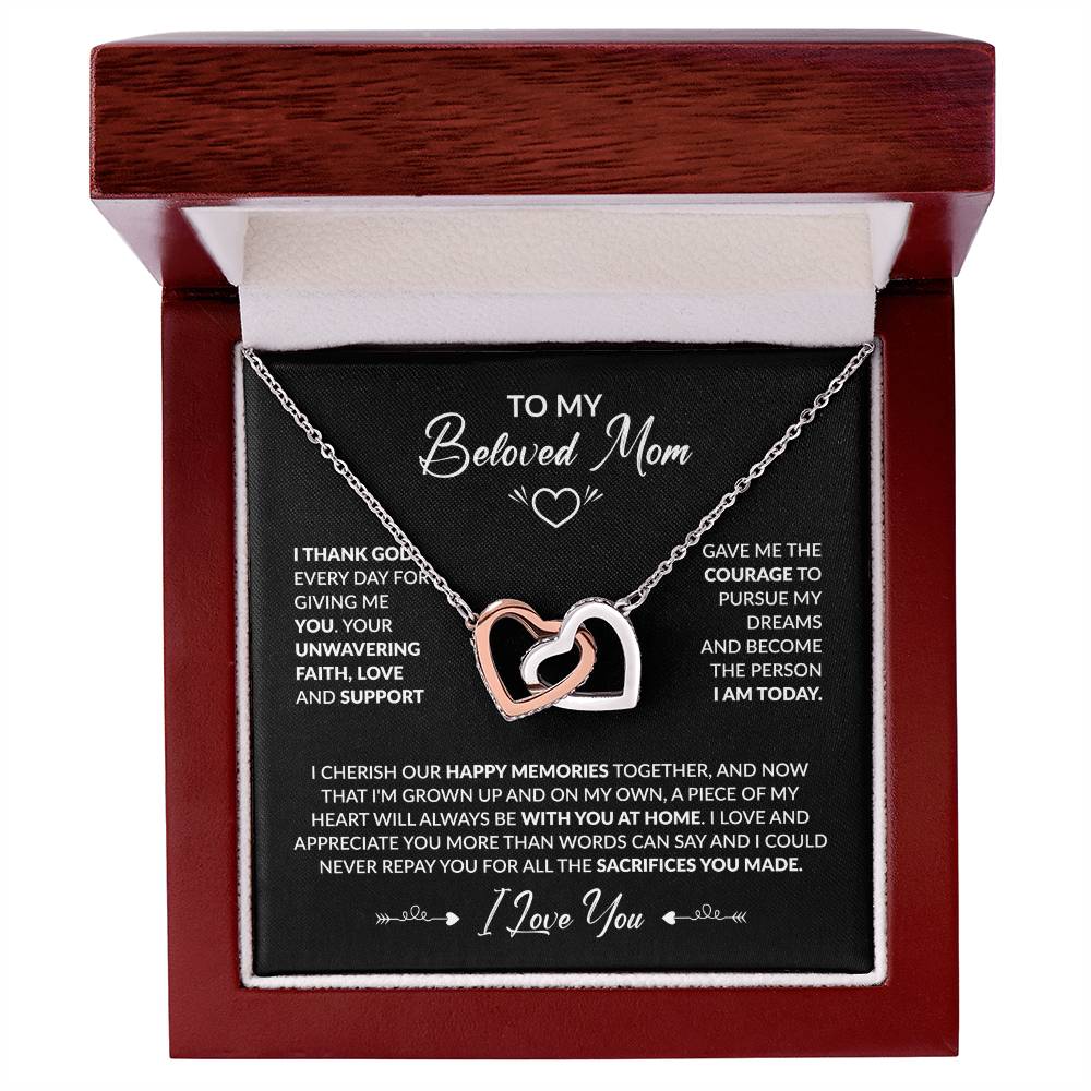 To My Beloved Mom - Black