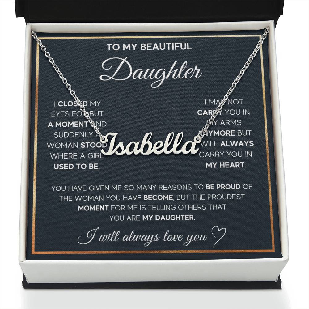 to-my daughter proud
