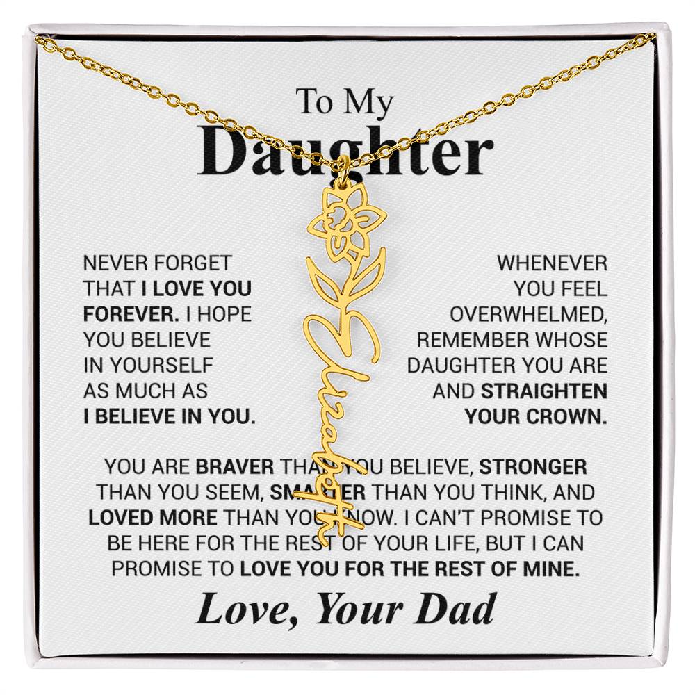 Daughter - Never forget that...
