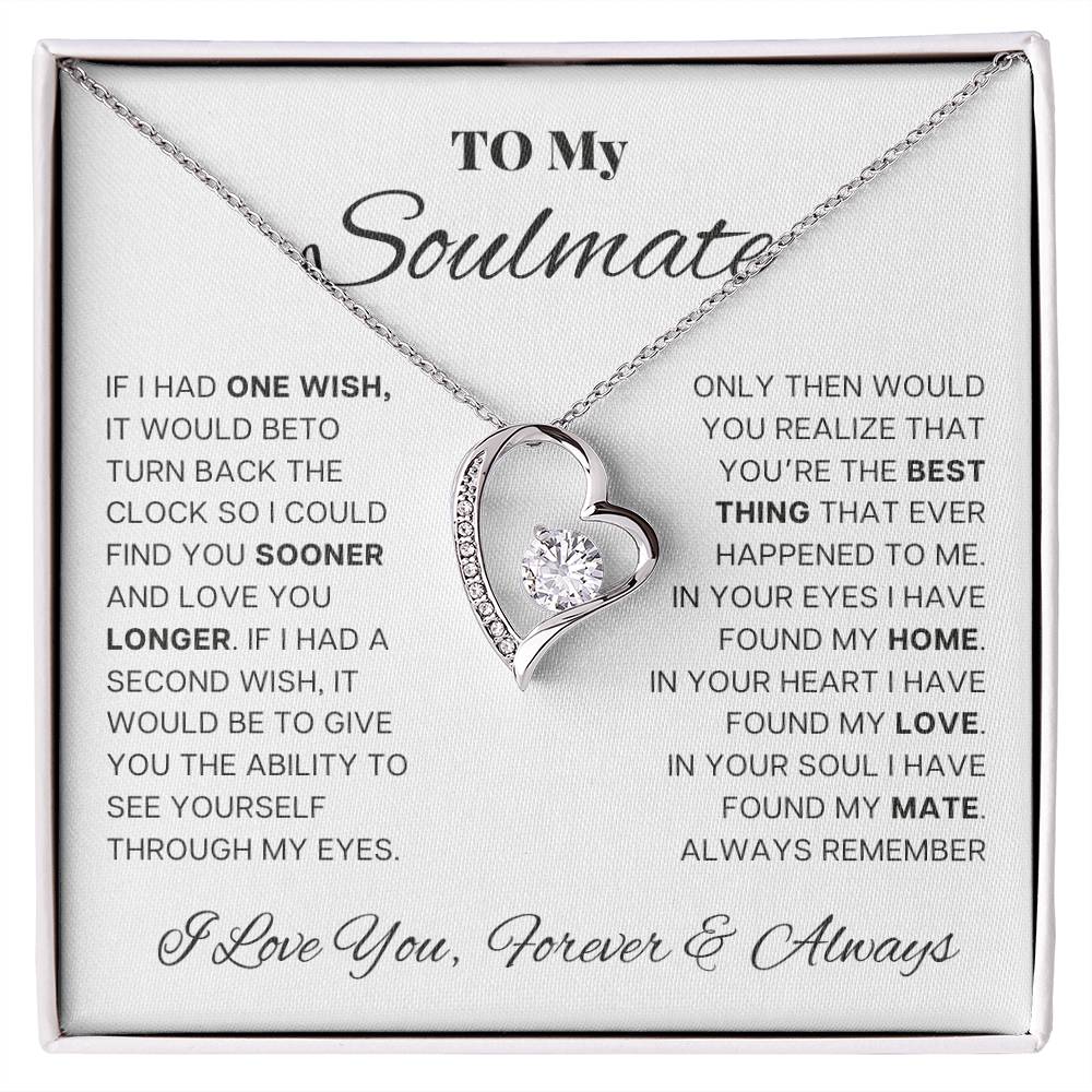 TO MY SOULMATE ONE WISH