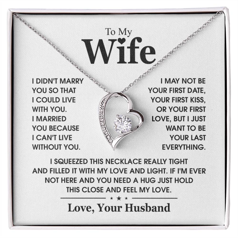To My Wife - Gold - White