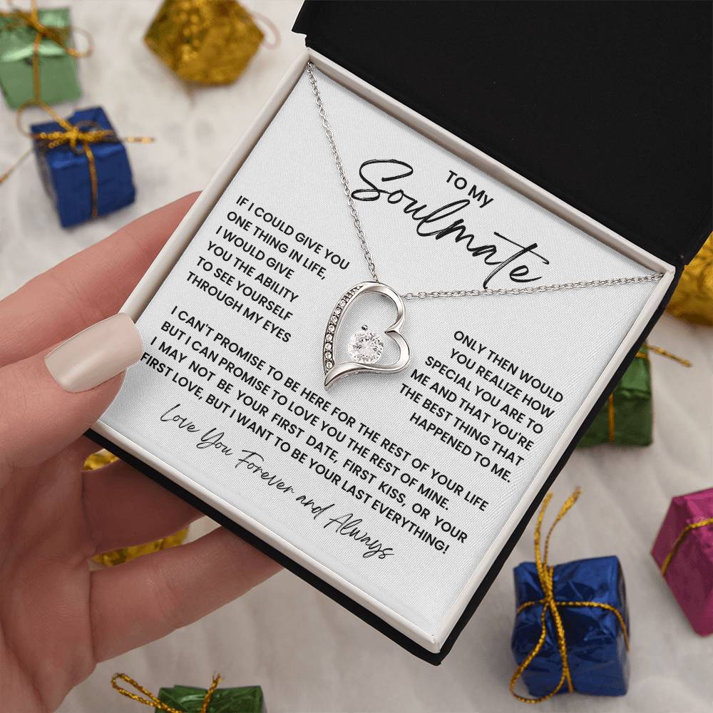 TO MY SOULMATE ONE THING