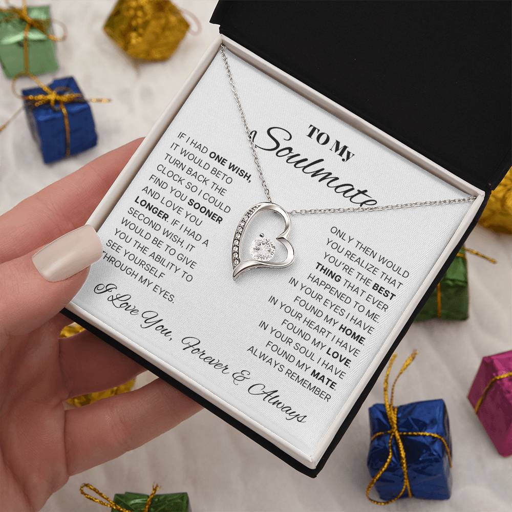 TO MY SOULMATE ONE WISH
