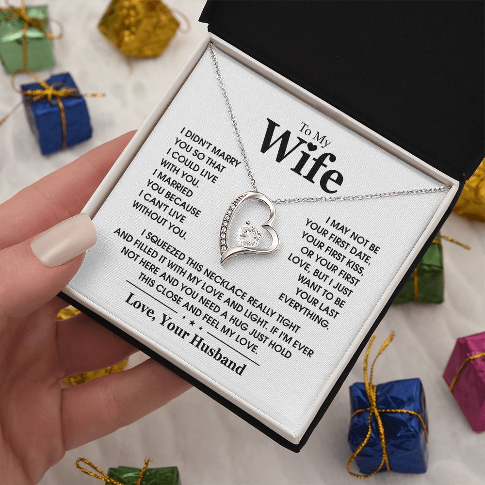 To My Wife - Gold - White