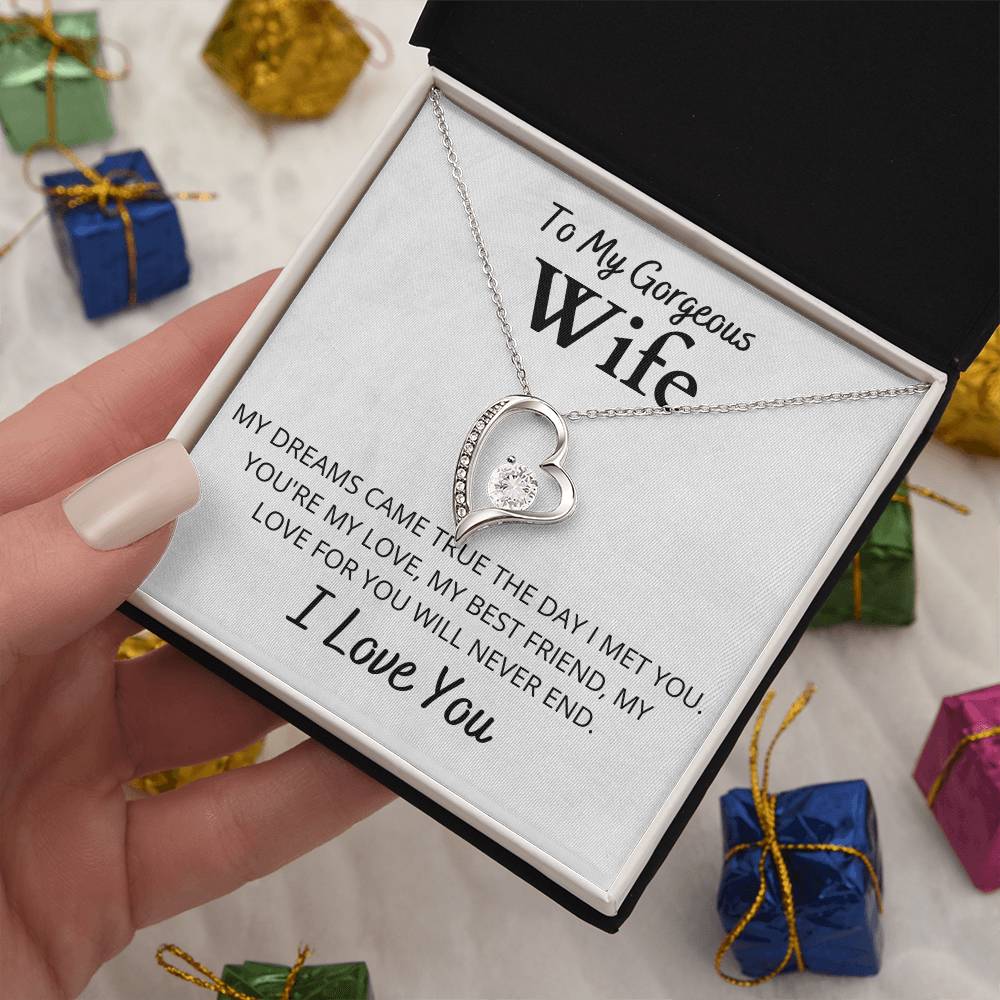 to my gorgeous wife
