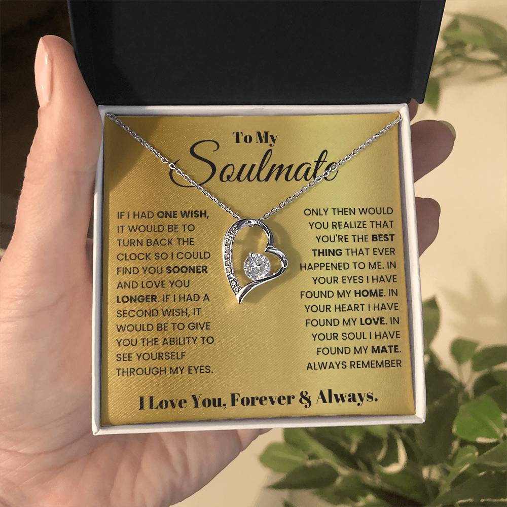 TO MY SOULMATE ONE WISH