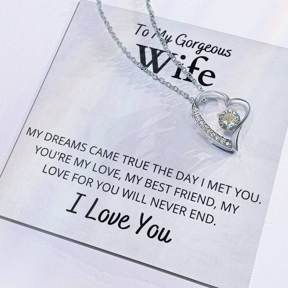 to my gorgeous wife