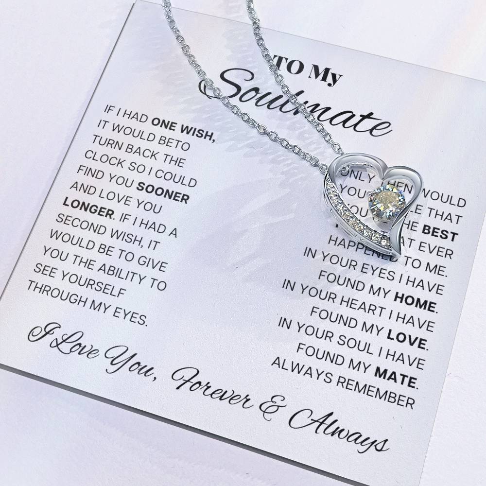 TO MY SOULMATE ONE WISH