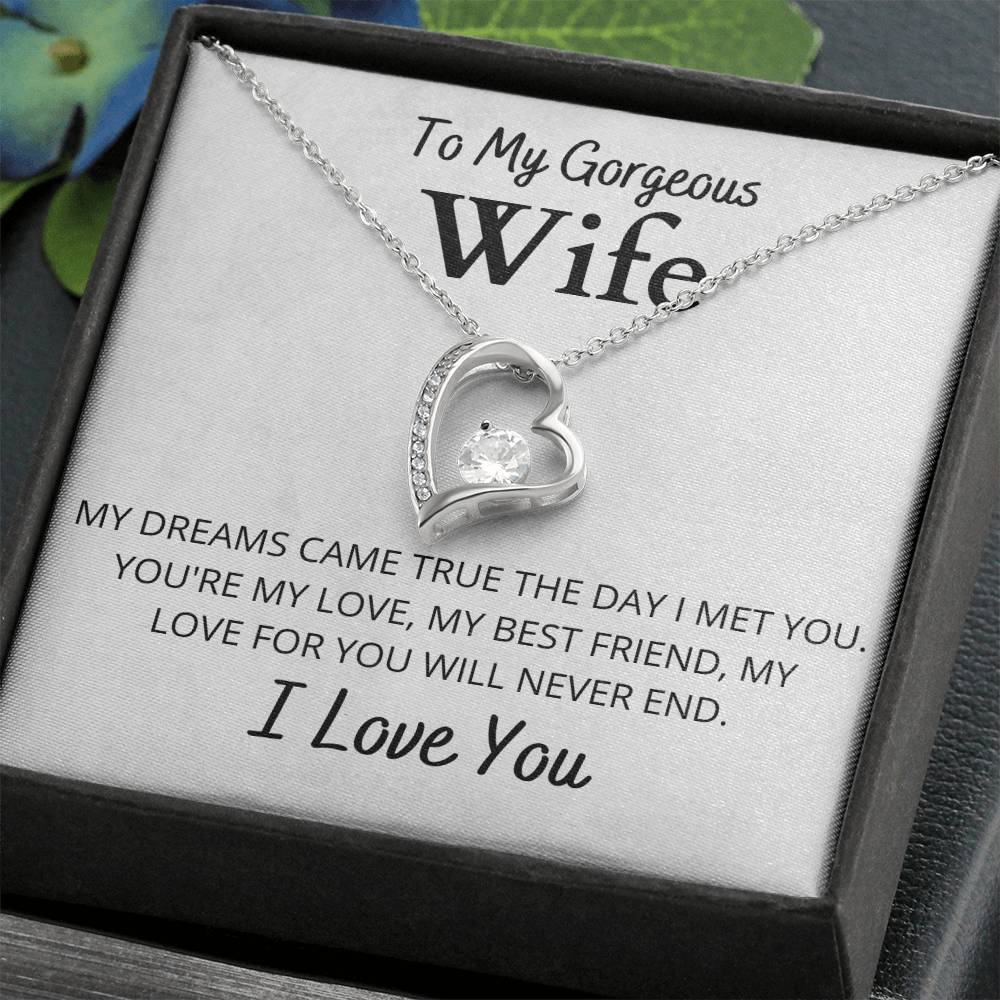 to my gorgeous wife