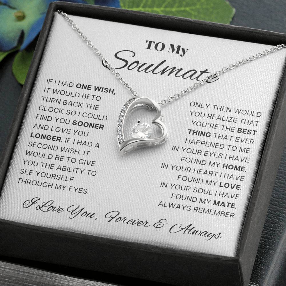 TO MY SOULMATE ONE WISH