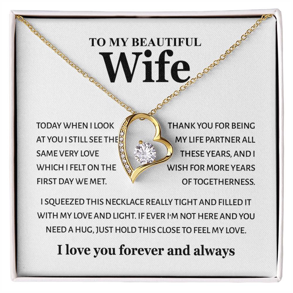 To My Wife - Gold Love Knot