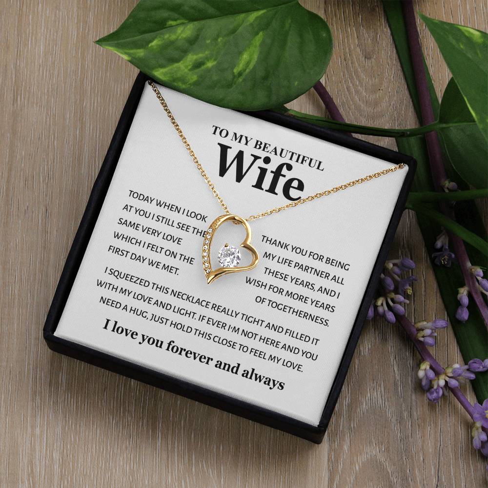 To My Wife - Gold Love Knot