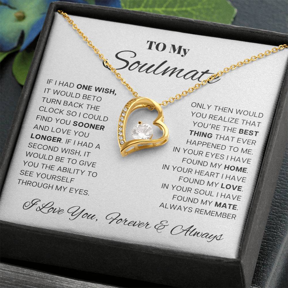 TO MY SOULMATE ONE WISH