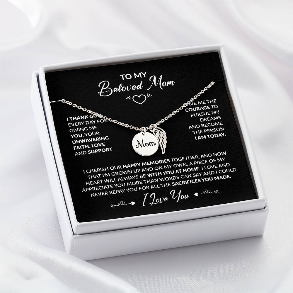 To My Beloved Mom - Black