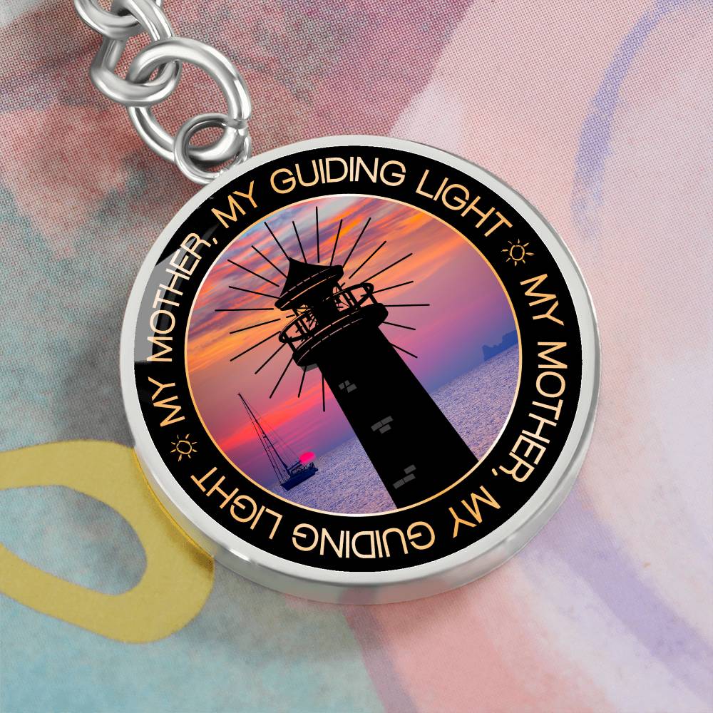MY MOTHER MY LIGHT Circle Keychain