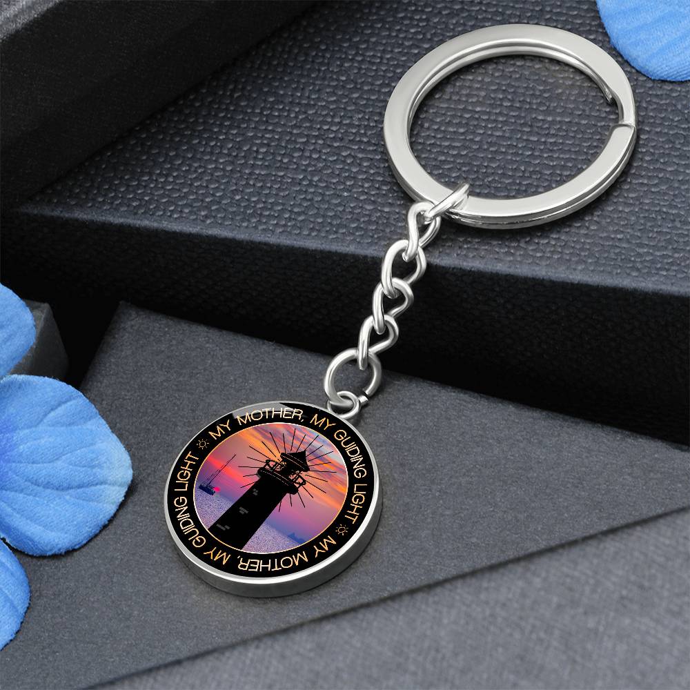 MY MOTHER MY LIGHT Circle Keychain