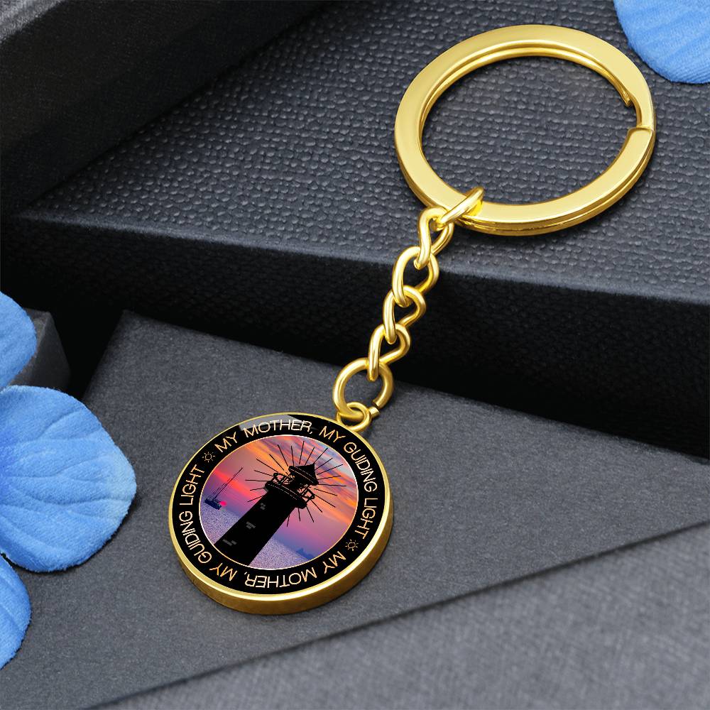 MY MOTHER MY LIGHT Circle Keychain