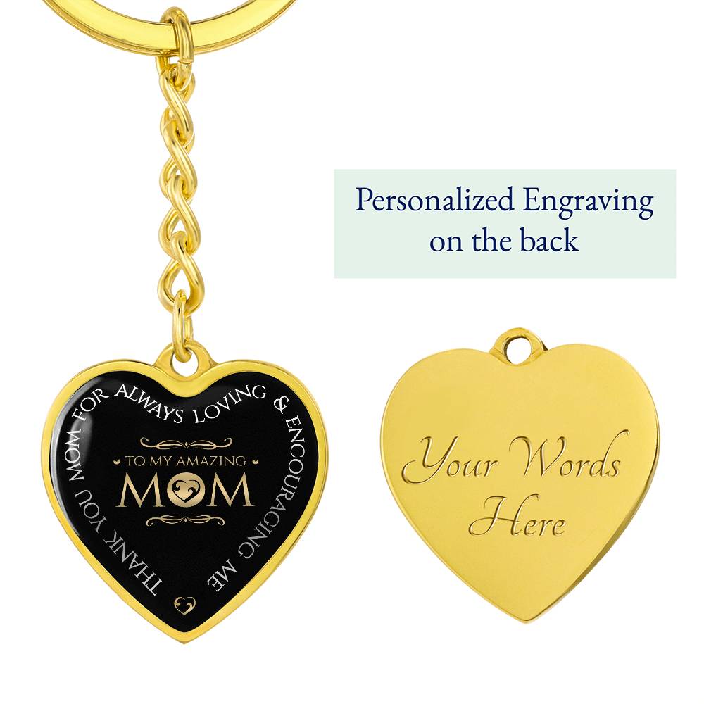 MY AMAZING MOM Curb Keychain Attachment