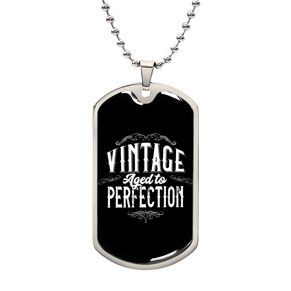 age dtop erfection DOG TAG