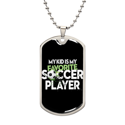 fav socccer player  DOG TAG