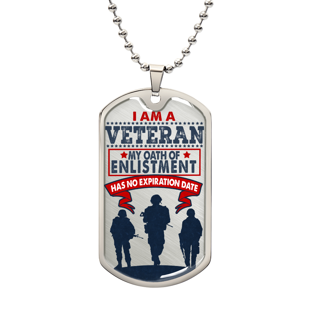 I am a Veteran DOG TAG