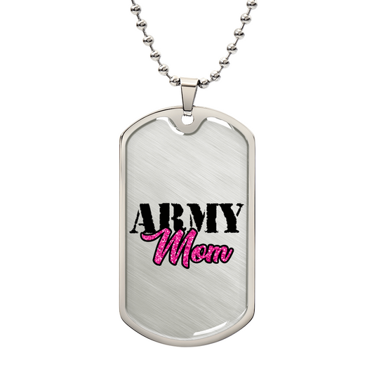Military Mom DOG TAG