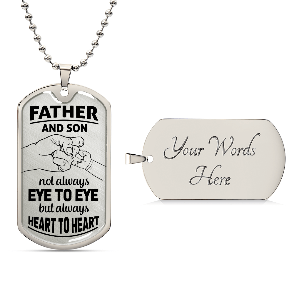 father and son not always eye to eye