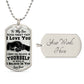 I Beleieve in you son Luxury Graphic Dog Tag Necklace
