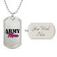 Military Mom DOG TAG