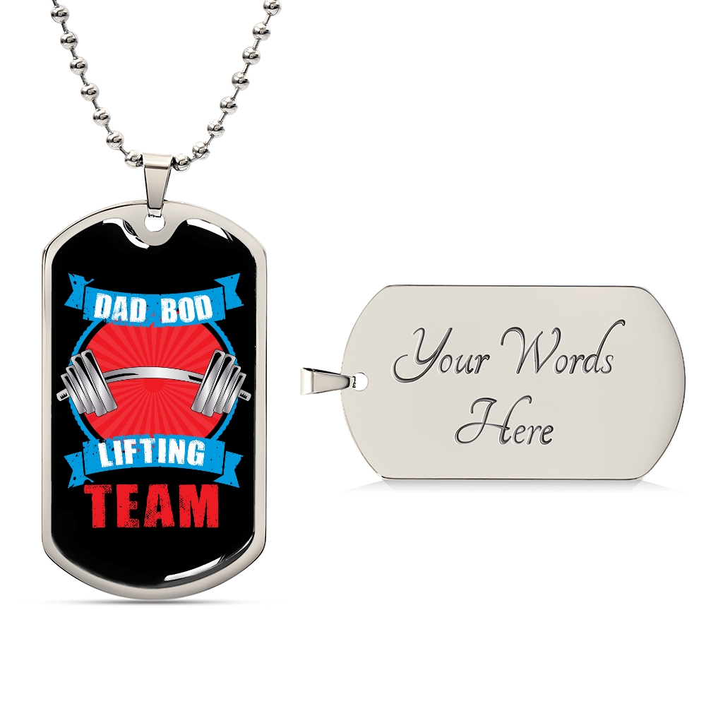 dad bod  DOG TAG