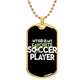 fav socccer player  DOG TAG