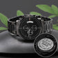 Best Bucking dad ever-Black Chronograph Watch with Engraving