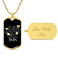 justcallhimpapadogtag DOG TAG