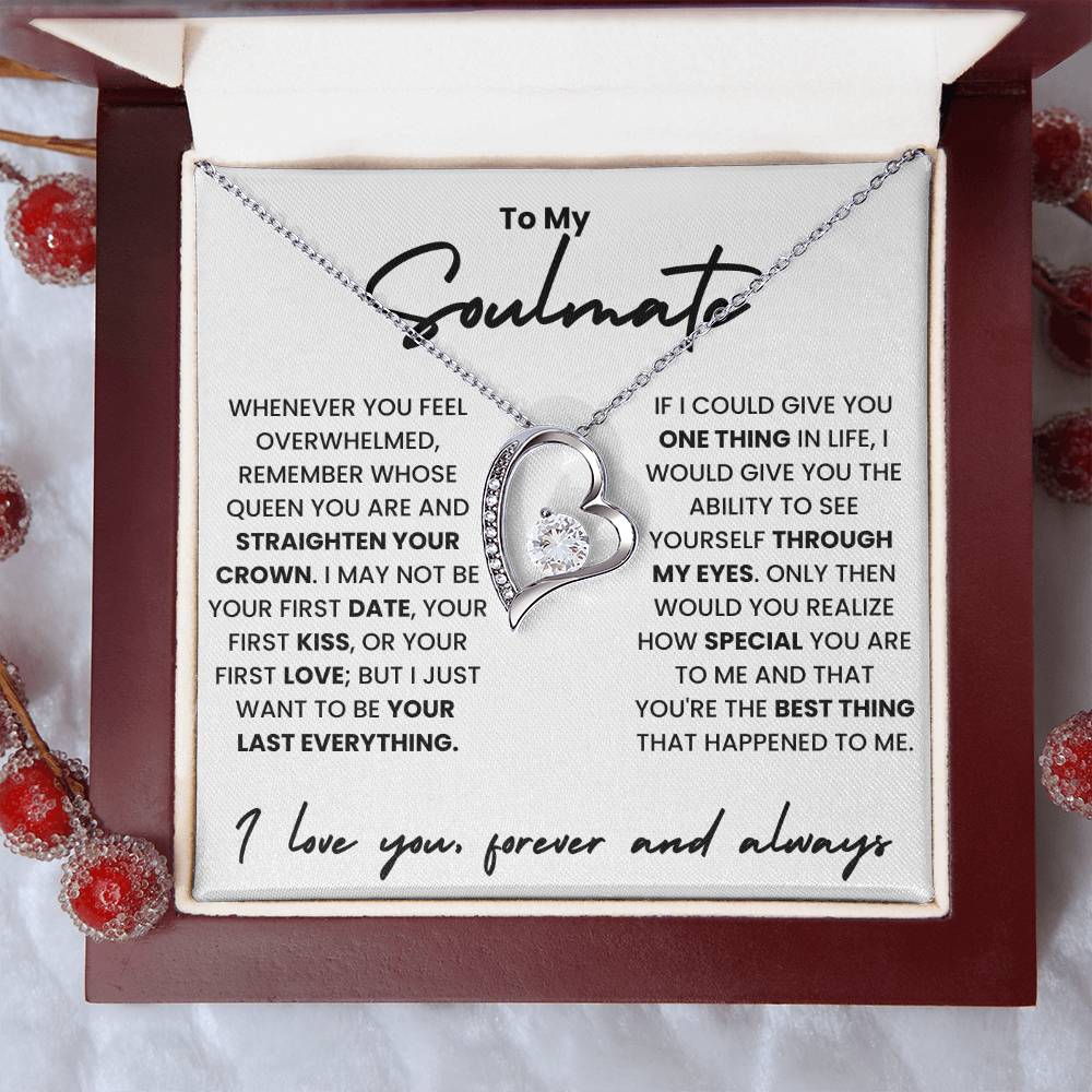 TO MY SOULMATE HOWEVER YOU FEEL