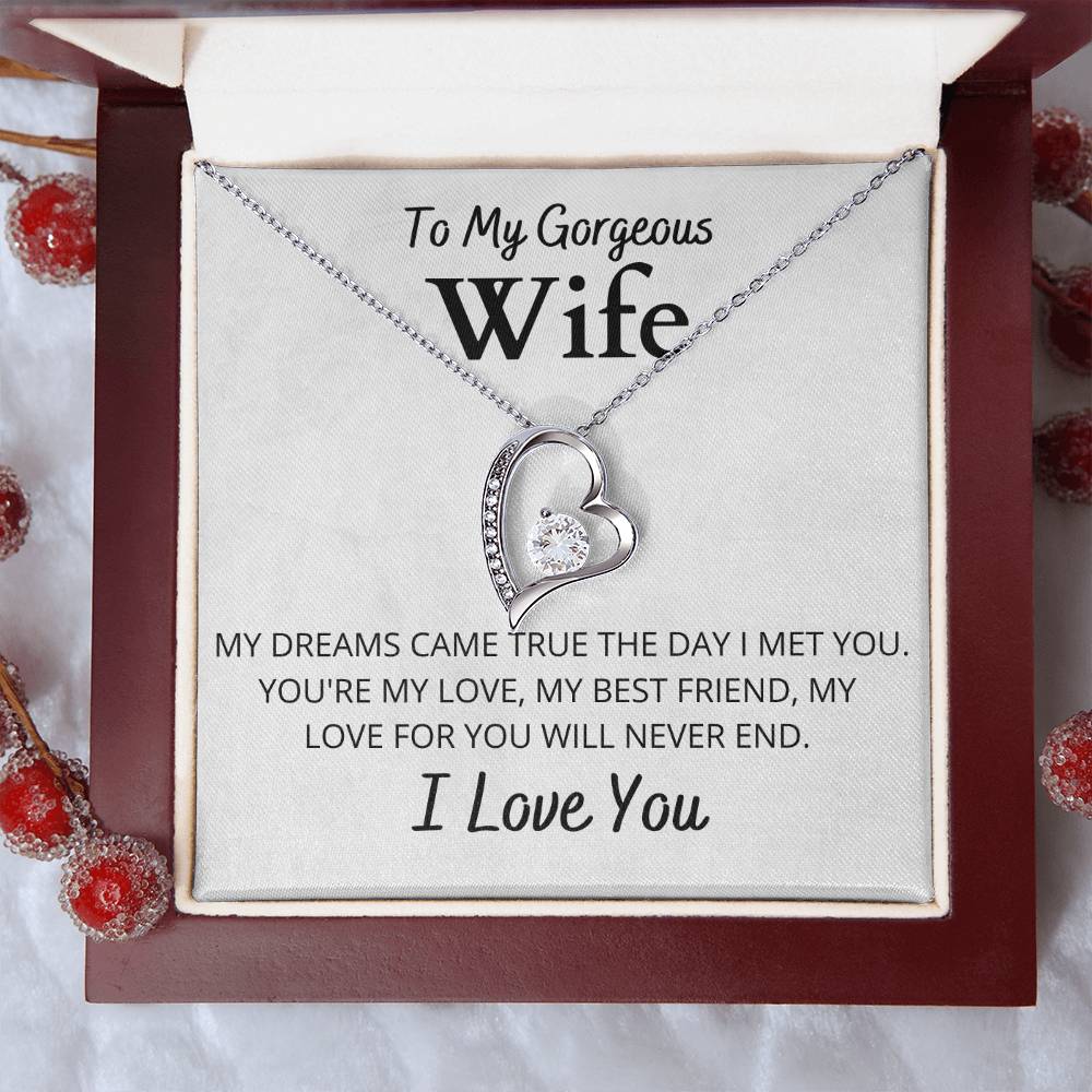 to my gorgeous wife