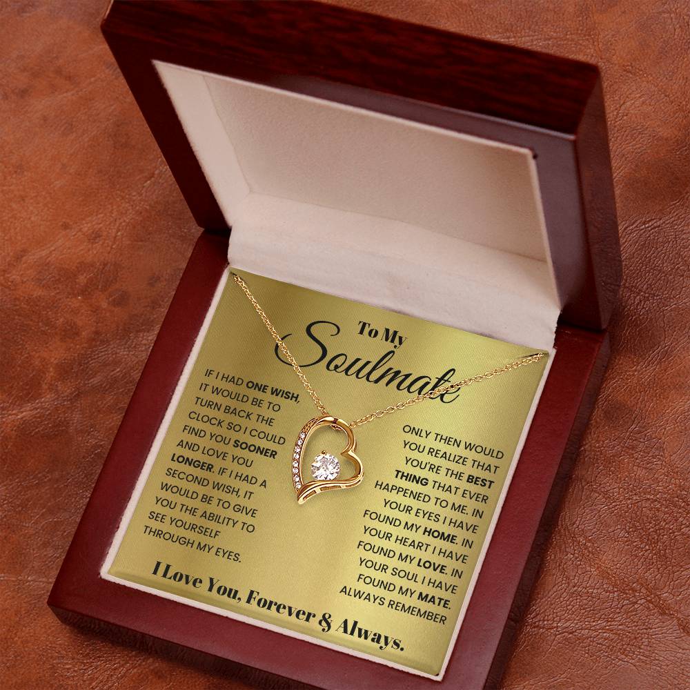 TO MY SOULMATE ONE WISH